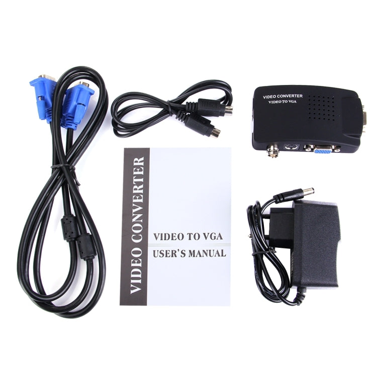 BNC / S-Video to VGA Video Converter
