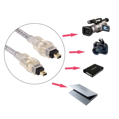 High Quality Firewire IEEE 1394 4Pin Male to 4Pin Male Cable, (Gold Plated), 4Pin to 4Pin(5m)