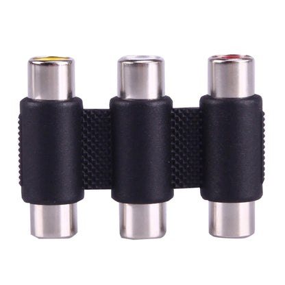 Female to Female AV 3 RCA Audio Video Coupler Adapter, 3 RCA AV Female to Female