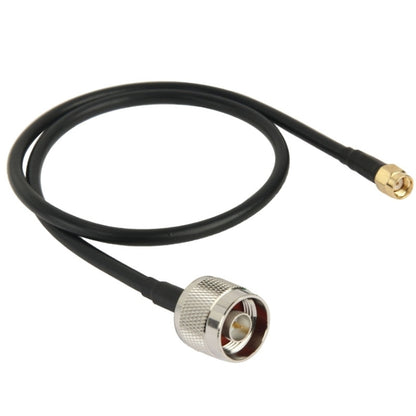 N Male to RP-SMA Converter Cable, Length: 50cm(Black), 50cm N Male to RP-SMA