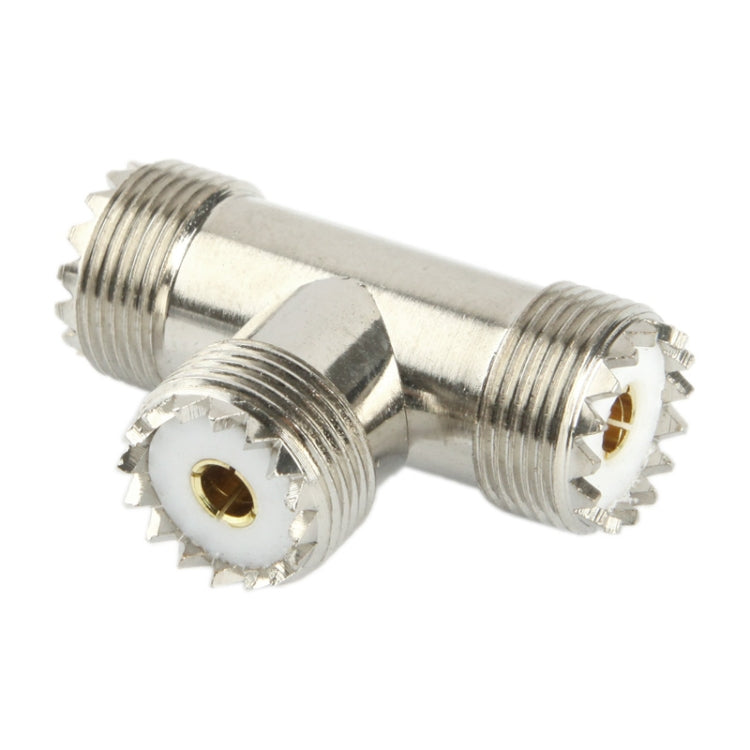 UHF Female to 2 x UHF Female Adapter, UHF Female