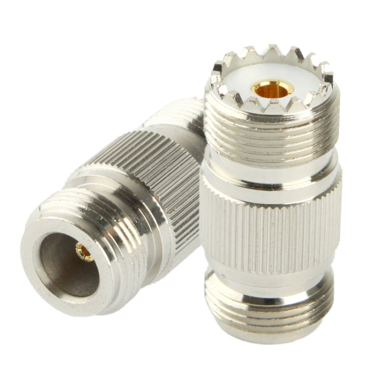 Coaxial RF N Female to UHF Female Adapter, RF N Female to UHF Female