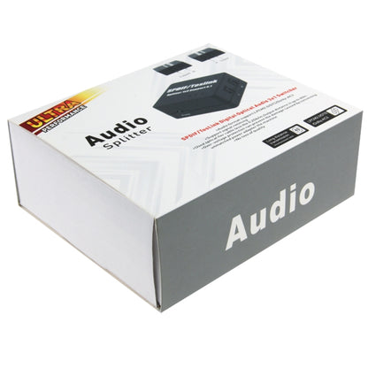 SPDIF / TOSLINK Power Adapter Digital Optical Audio Splitter Amplifier 1x3 Supports 5.1, Supports 5.1