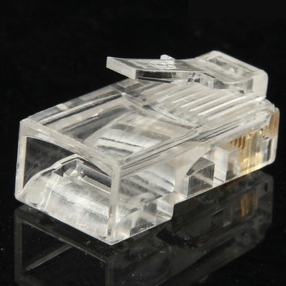 100pcs /Pack High-Performance RJ45 Connector Modular Plug, Gold: 3u 3 Feet, Gold: 3u 3 Feet