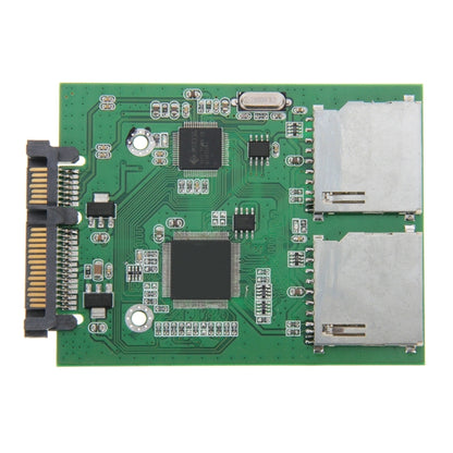 Dual SD Card To 22 Pin SATA Adapter Converter Card, Dual SD to 22 Pin SATA