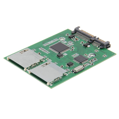 Dual SD Card To 22 Pin SATA Adapter Converter Card, Dual SD to 22 Pin SATA