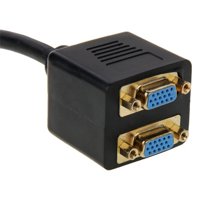30cm DVI 24+5 Pin Male to 2 VGA Female Splitter Cable, DVI 24+5 Pin Male