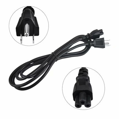 High Quality 3 Prong Style US Notebook AC Power Cord, Length: 1.8m, 3 Prong Style US Plug, Length: 1.8m