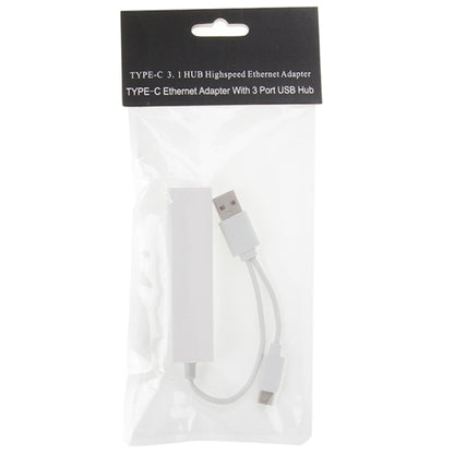 For Galaxy S8 & S8 + / LG G6 / Huawei P10 & P10 Plus / Xiaomi Mi6 & Max 2 and other Smartphones, 3 Port USB+RJ45+USB Male