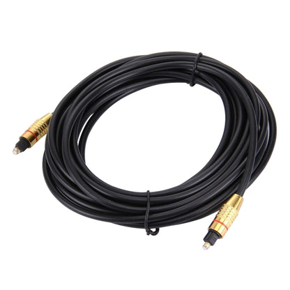 Digital Audio Optical Fiber Toslink Cable, Cable Length: 5m, OD: 5.0mm, 5m