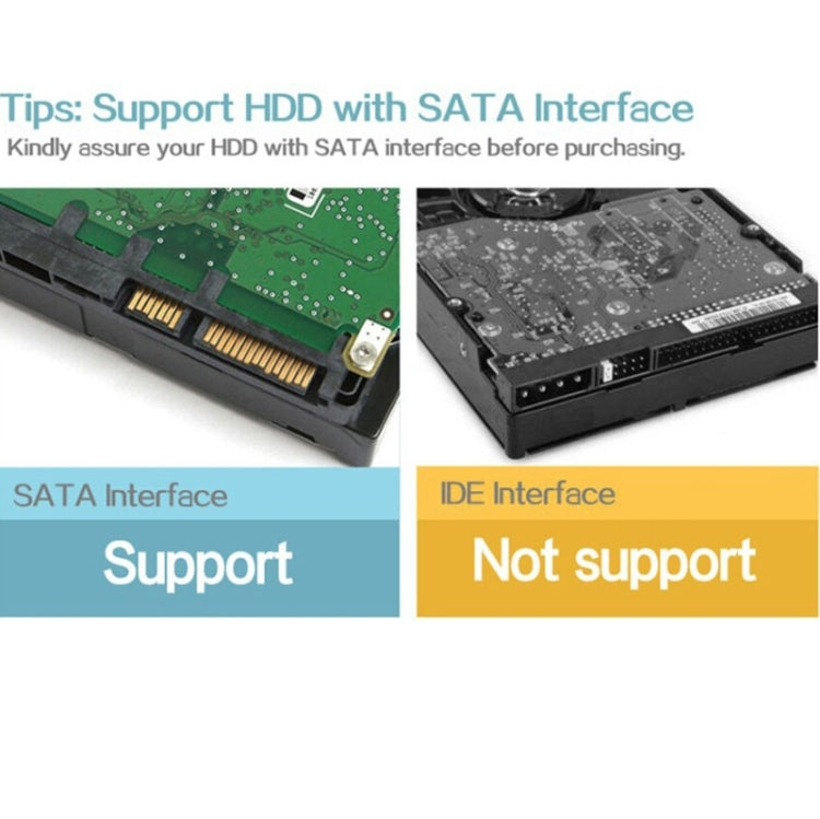 ORICO 6619US3 5Gbps Super Speed USB 3.0 to SATA Hard Drive Docking Station for 2.5 inch / 3.5 inch Hard Drive, 6619US3