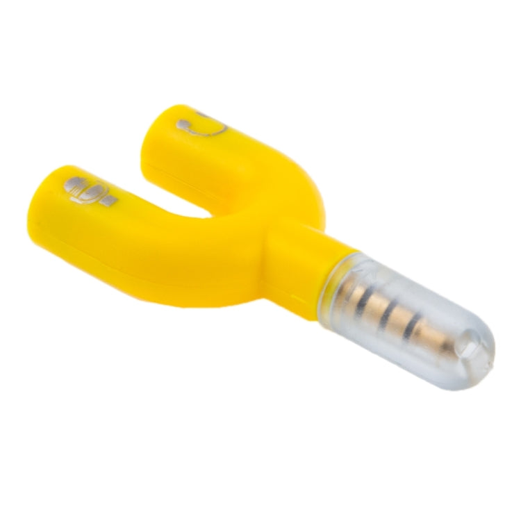3.5mm Stereo Male to 3.5mm Headphone & Mic Female Splitter Adapter