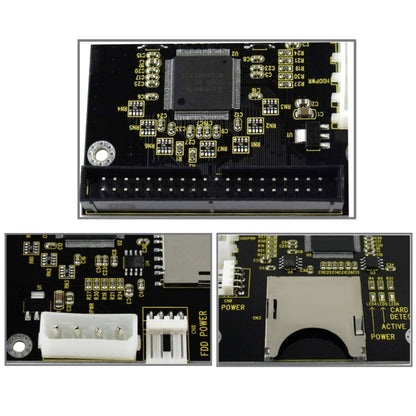 SD/ SDHC/ MMC To 3.5 inch 40 Pin Male IDE Adapter Card, SD to 40 Pin Male IDE