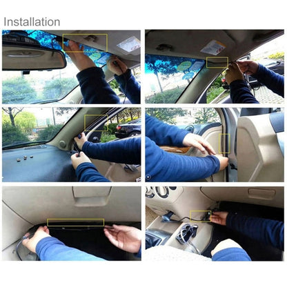 G832 HD 1080P 4.3 inch Screen Display Rearview Mirror Vehicle DVR, Novatek 96223 Programs, 170 Degree A+ Wide Angle Viewing, Support Loop Recording / Motion Detection Function, G832