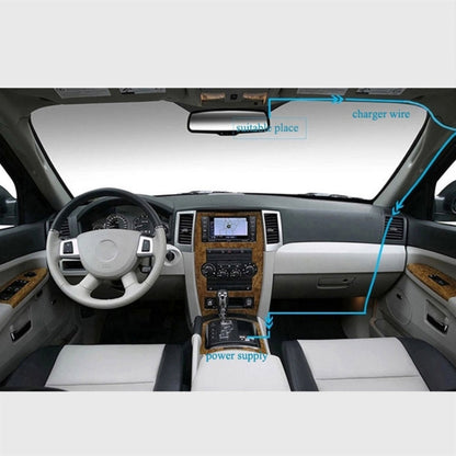 G832 HD 1080P 4.3 inch Screen Display Rearview Mirror Vehicle DVR, Novatek 96223 Programs, 170 Degree A+ Wide Angle Viewing, Support Loop Recording / Motion Detection Function, G832