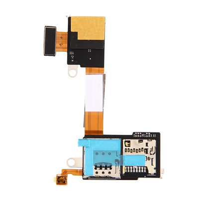 SIM Card Reader Contact Flex Cable Ribbon for Sony Xperia M2 / D2303 / D2305 / D2306, For M2