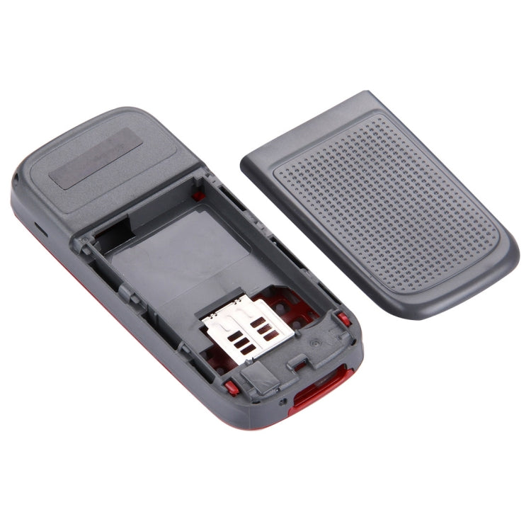 Full Housing Cover (Front Cover + Middle Frame Bezel + Battery Back Cover) for Nokia 1200 / 1208 / 1209, For Nokia 1200