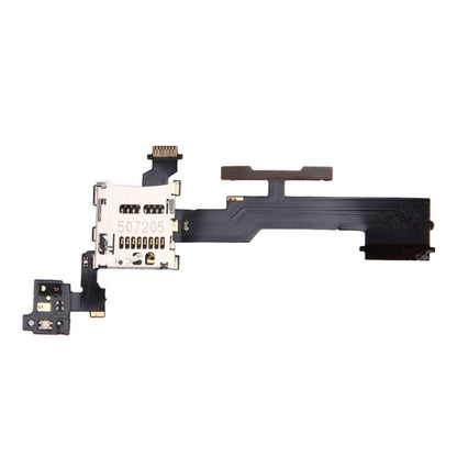 Volume Control Button & SD Memory Card Slot Flex Cable  for HTC One M8, For One M8
