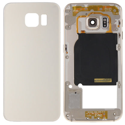 For Galaxy S6 Edge / G925 Full Housing Cover (Back Plate Housing Camera Lens Panel + Battery Back Cover ) , For Galaxy S6 edge, For Samsung Galaxy S6 edge