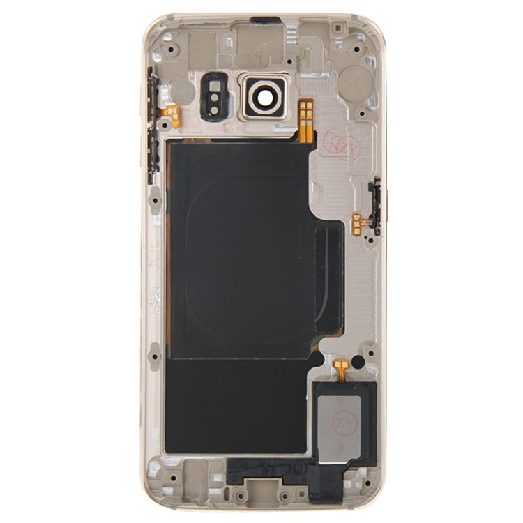 For Galaxy S6 Edge / G925 Full Housing Cover (Back Plate Housing Camera Lens Panel + Battery Back Cover ) , For Galaxy S6 edge, For Samsung Galaxy S6 edge