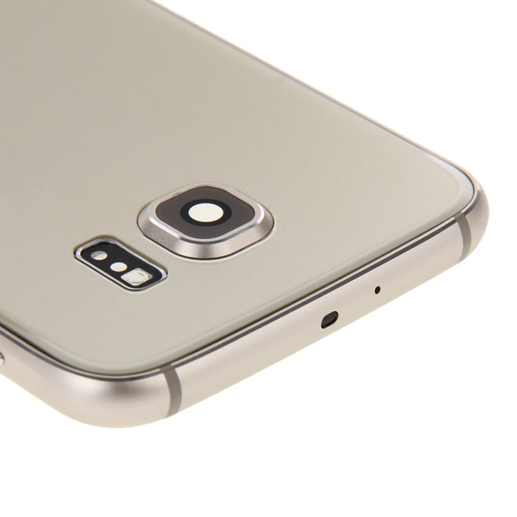For Galaxy S6 Edge / G925 Full Housing Cover (Back Plate Housing Camera Lens Panel + Battery Back Cover ) , For Galaxy S6 edge, For Samsung Galaxy S6 edge