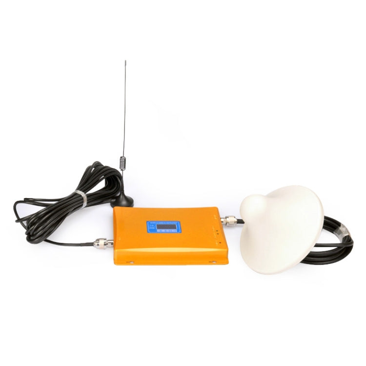 Mobile LED DCS 1800MHz & GSM 900MHz Signal Booster / Signal Repeater with Sucker Antenna, LED DCS&GSM Gold