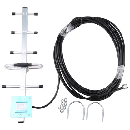 824-960MHZ GSM Yagi Antenna 12 dBi N Male Connector, Cable Length: 15m, 824-960MHZ, N Male connector