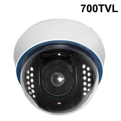1/3 SONY Color 520TVL Dome CCD Camera, IR Distance: 15m, 700TVL