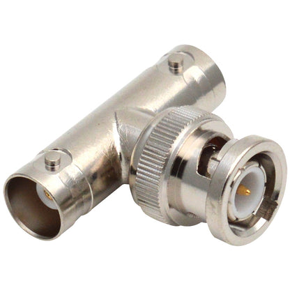 T-Type BNC Plug To 2 BNC Jack Connector, T-Type BNC To 2 BNC