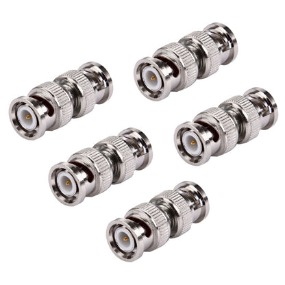 5 PCS BNC Male to Male Coaxial Coupler Adapter Connector, BNC Male to Male