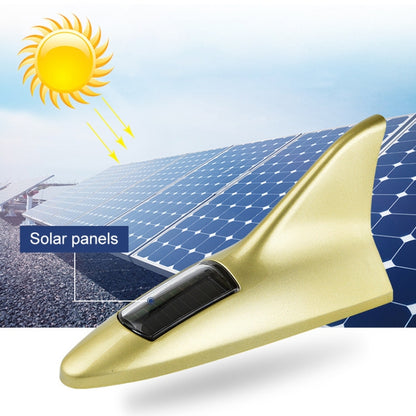 Solar Shark Fin High-positioned Alarm Light, Gray, Red, Gold, Blue