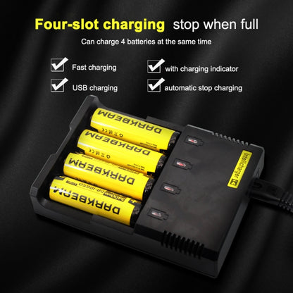 Universal Lithium Battery Charger for 26650 / 22650 / 18650 / 17670 / 18490 / 17500 / 17335 / 16340 / 14500 / 10440 (100V - 240V), i4