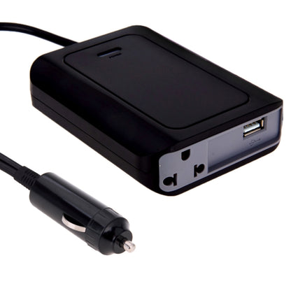 DY-200N, 200W DC 12V to AC Car Power Inverter with 500mA USB Port & EU / US Power Socket, 110V, DY-200N