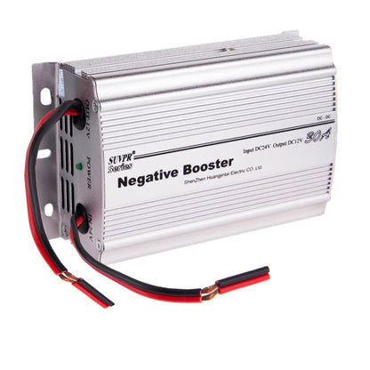 SUVPR RF-30A DC 24V to 12V Car Negative Booster Power Inverter Adapter, 30A DC 24V to 12V