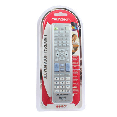 Chunghop Universal TV Remote Control with Specific HDTV Navigation Feature (H-1080E), H-1080E