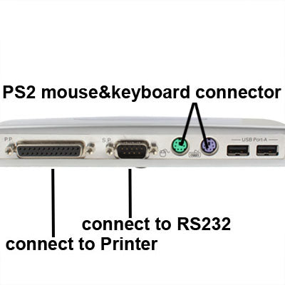 Hi-speed USB 2.0 Docking Station with 8 Ports (2xUSB 2.0 + PS2 Mouse + PS2 Keyboard + RS232 + DB25 + LAN + Upstream),Black, Docking Station (Silver), Docking Station (Black)