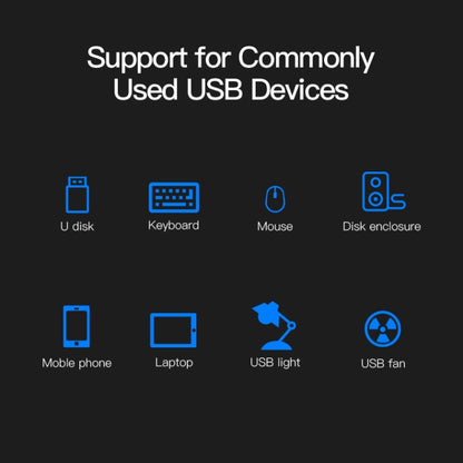 4 Ports USB 3.0 Hub with Individual Switches for each Data Transfer Ports
