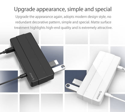 Orico H7928-U2-V1 Desktop 7 Ports USB 2.0 HUB with Power Adapter, USB 2.0
