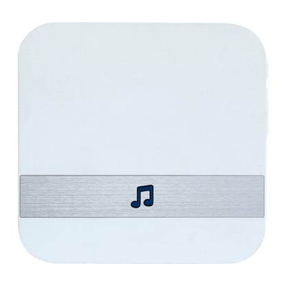 B10 52 Chimes 110dB Doorbell Receiver Low Power Consumption Home Door Tools, US Plug, AC 90-260V, B10 White US Plug