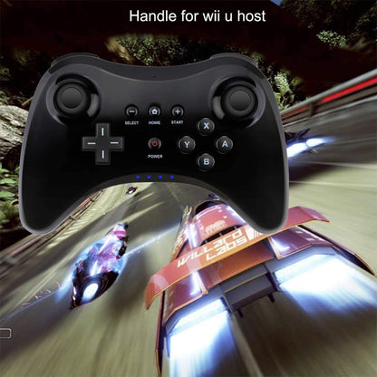 High Performance Pro Controller for Nintendo Wii U Console, For-WII U(Black)