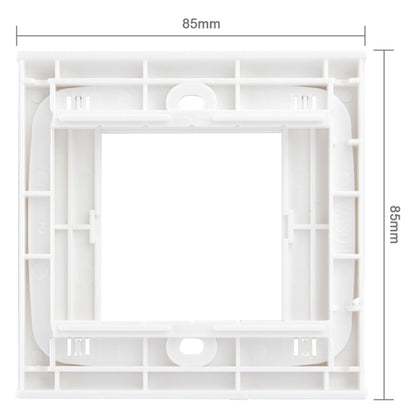 Wall Plate with Screw for Blank Inserts  - 3 Hole, Use around the world