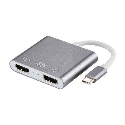 4K Ultra HD Dual HDMI Interface Output to USB-C / Type-C Adapter, 9175B