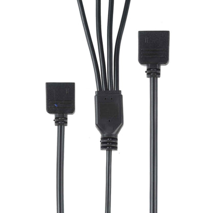 3 Pin 5V 1 to 4 Motherboard AURA RGB PC Cooling Extension Cable for Asus, 1 to 4