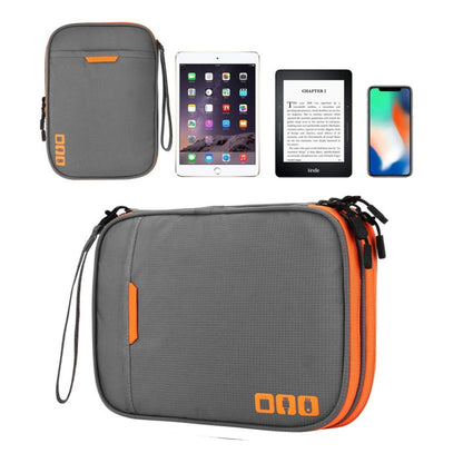 Multi-functional Headphone Charger Data Cable Storage Bag Portable Power Pack, Size: L, 25 x 18 x 7cm, 25 x 18 x 7cm (Black)