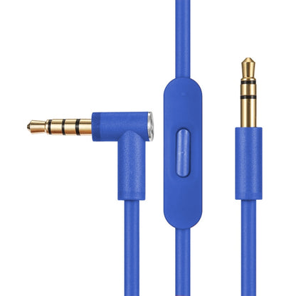 ZS0087 3.5mm Male to Male Earphone Cable with Mic & Wire-controlled, Cable Length: 1.4m