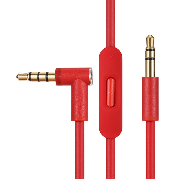 ZS0087 3.5mm Male to Male Earphone Cable with Mic & Wire-controlled, Cable Length: 1.4m