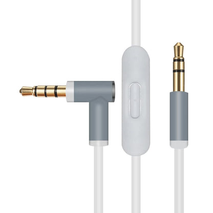ZS0087 3.5mm Male to Male Earphone Cable with Mic & Wire-controlled, Cable Length: 1.4m