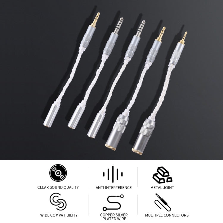 ZS0021 3.5mm Male to 2.5mm Female Balance Adapter Cable, 3.5mm Male to 2.5mm Female