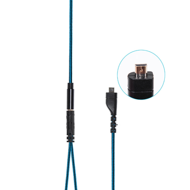 ZS0158 Straight Plug Gaming Headset Audio Cable for SteelSeries Arctis 3 / 5 / 7, Straight Plug