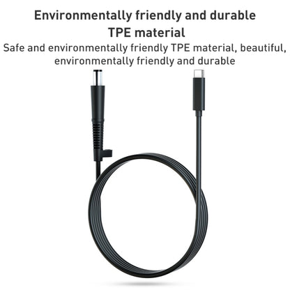 For HP Laptop USB-C / Type-C to 7.4 x 0.6mm Power Charging Cable, Cable Length: about 1.5m(Black), Type-C to 7.4 x 0.6mm For HP Laptop, Type-C to 7.4 x 0.6mm